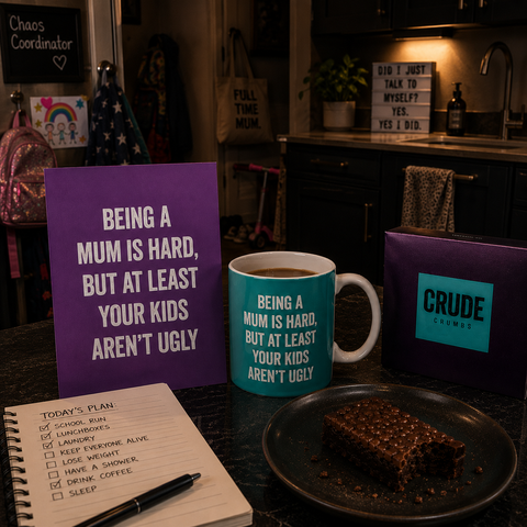 Being a mum is hard, but at least your kids aren't ugly.