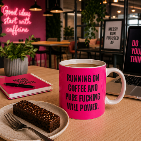 Running on Coffee and pure fucking will power