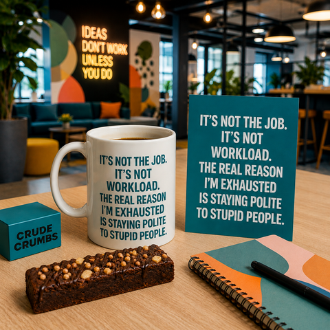 It's not the job. It's not the workload. The real reason I'm exhausted is being polite to stupid people