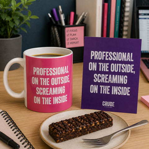 Professional on the outside, Screaming on the inside