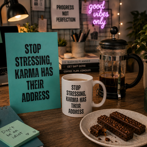 Stop stressing, Karma has their address
