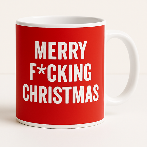 Merry Fcking Christmas mug